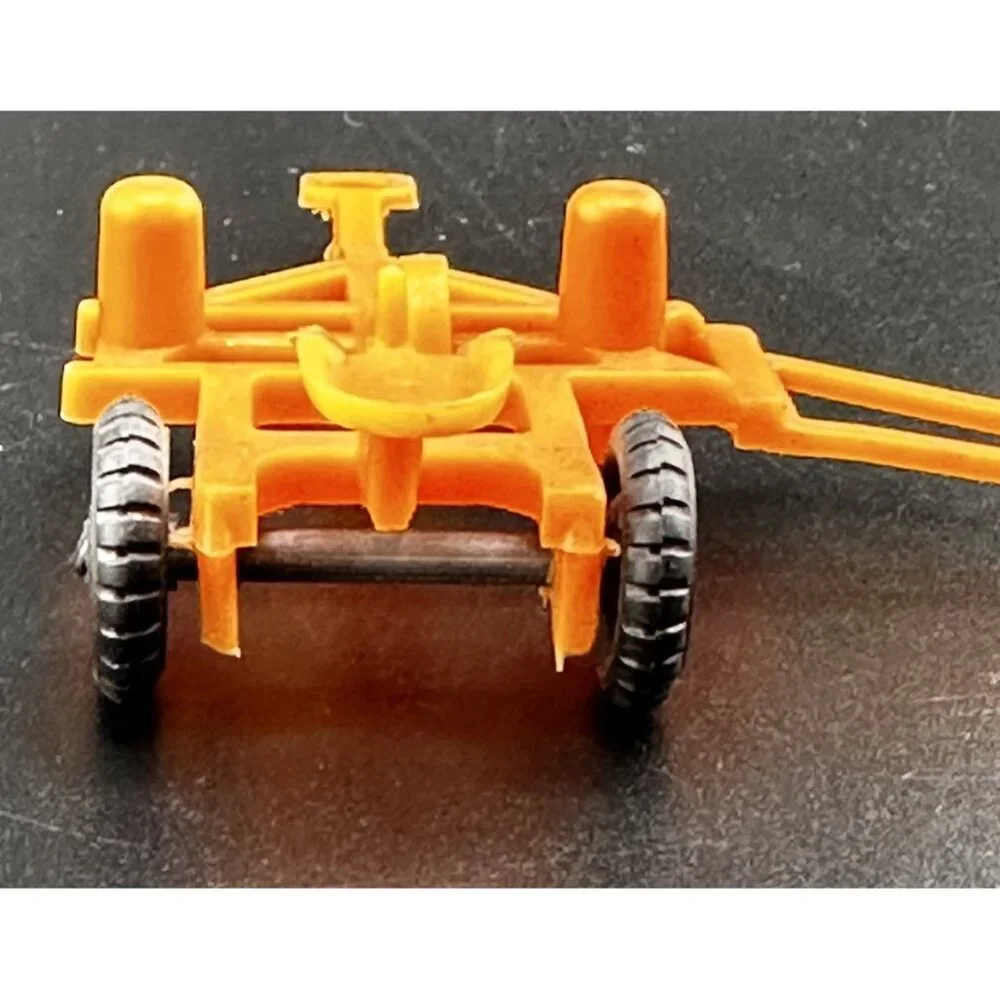 1959 Allstate Marx Happi Time Farm Corn Planter‎ Orange Plastic Vintage Sears